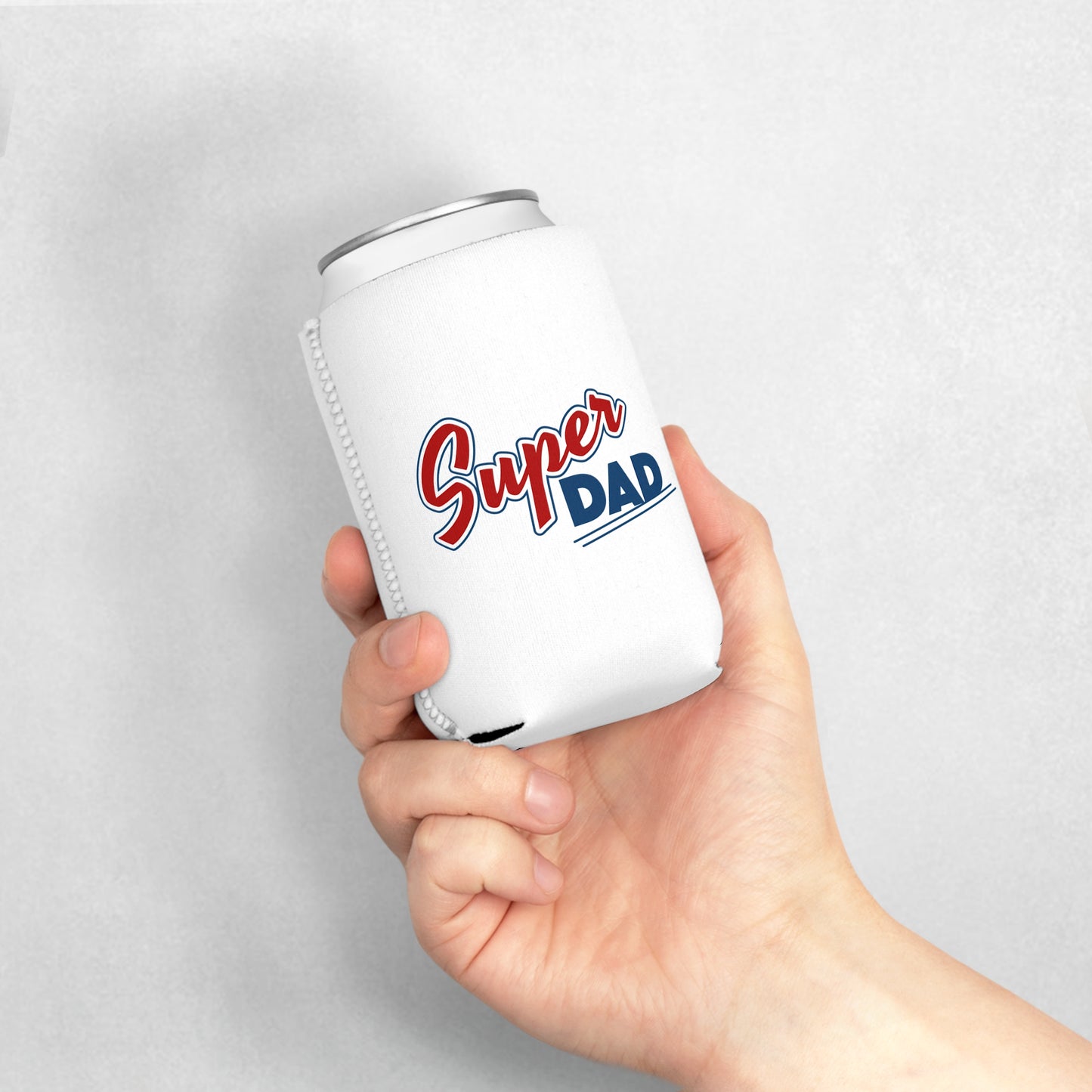 Super Dad Can Cooler Sleeve, Funny Gift for Dads