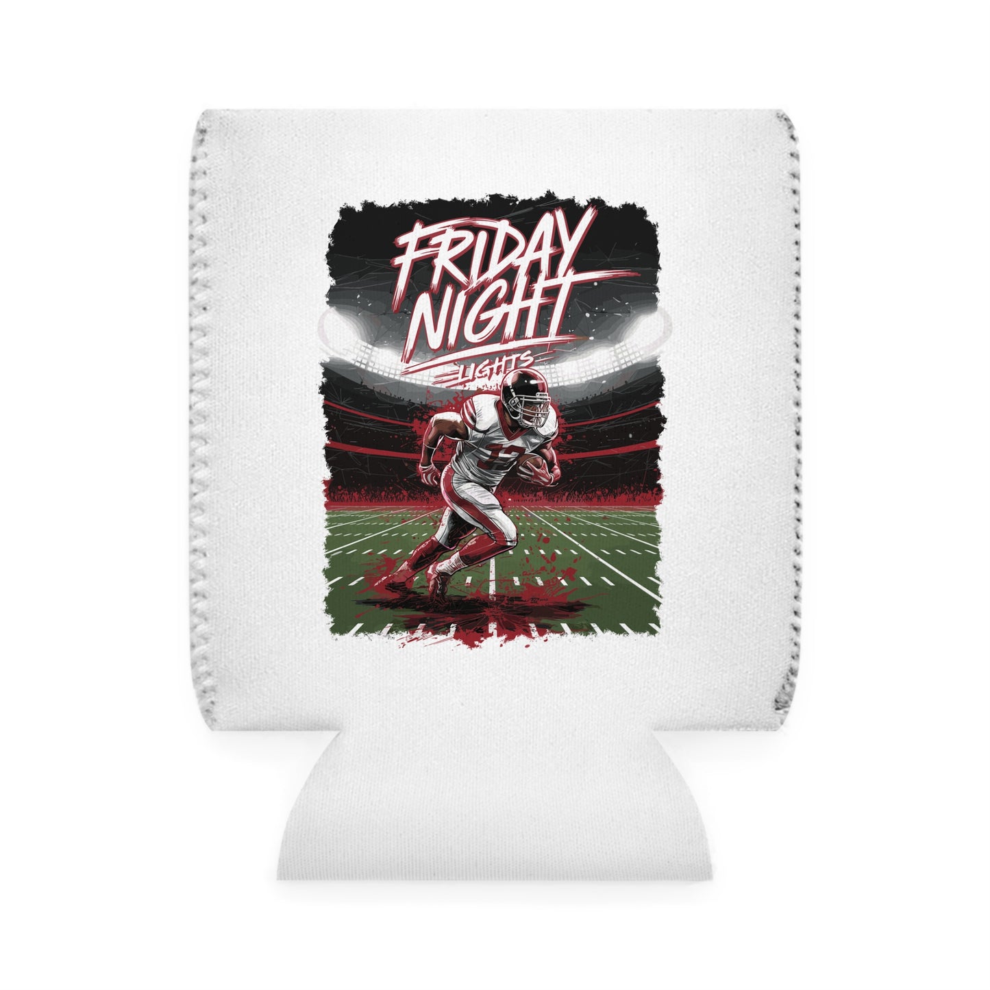 Friday Night Lights Can Cooler Sleeve, Football Fan Gift