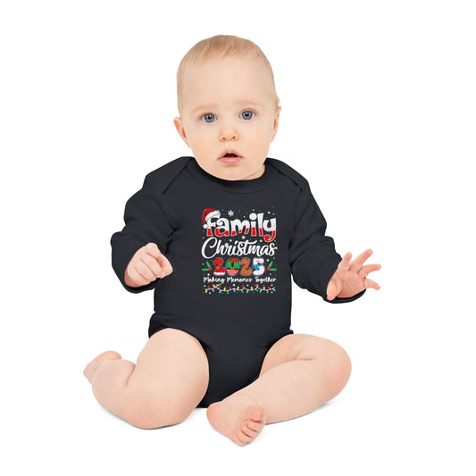 Festive Family Baby Long-Sleeve Bodysuit