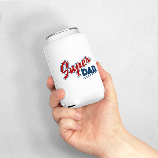 Super Dad Can Cooler Sleeve, Funny Gift for Dads