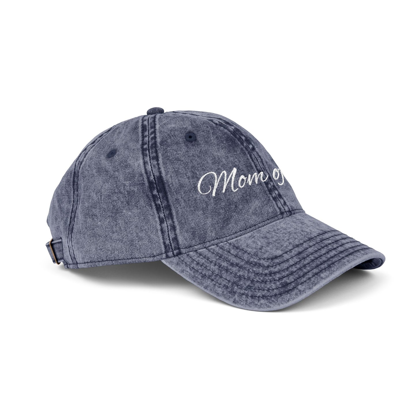 Vintage Cap for Moms - Stylish Mom of Two Embroidered Hat