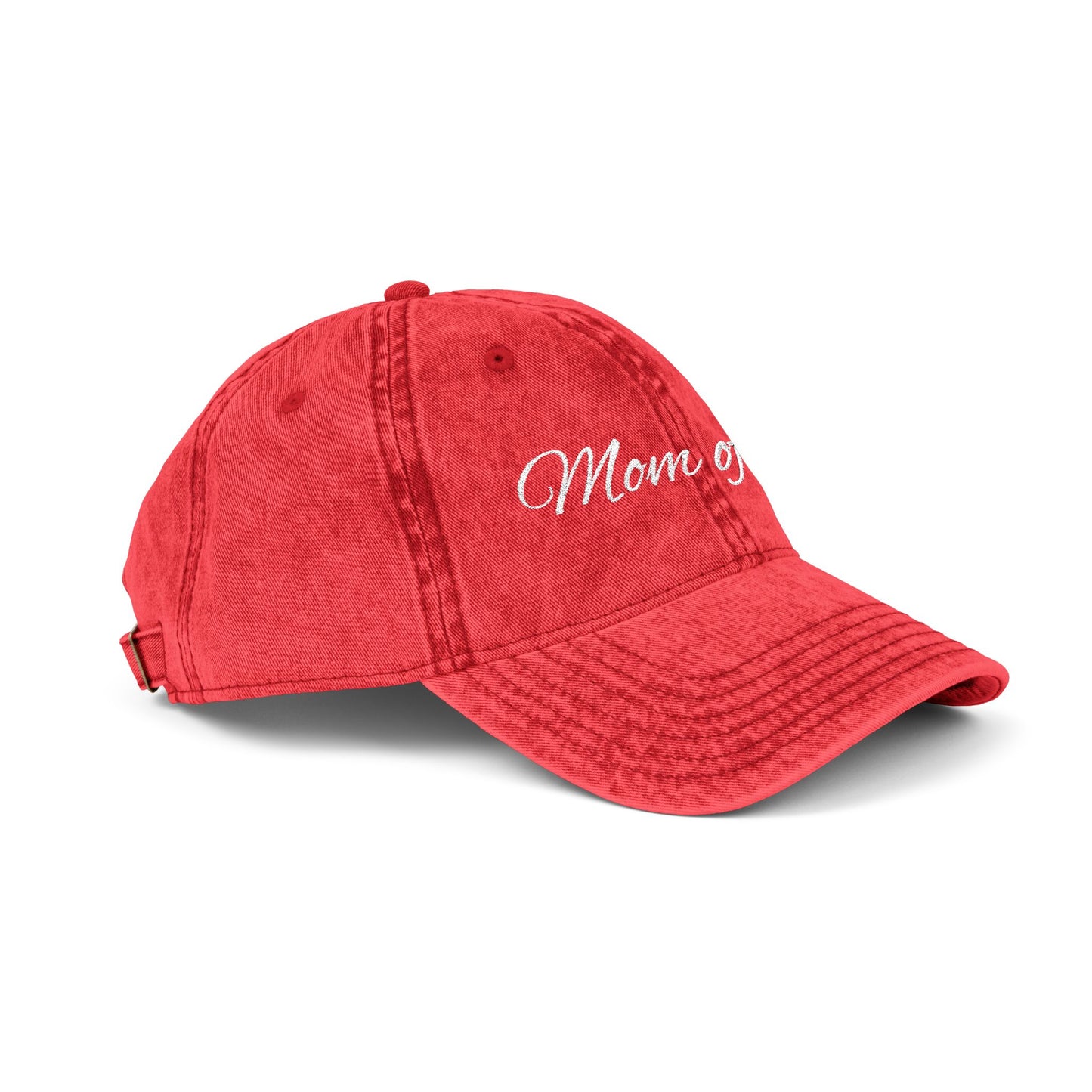 Vintage Cap for Moms - Stylish Mom of Two Embroidered Hat