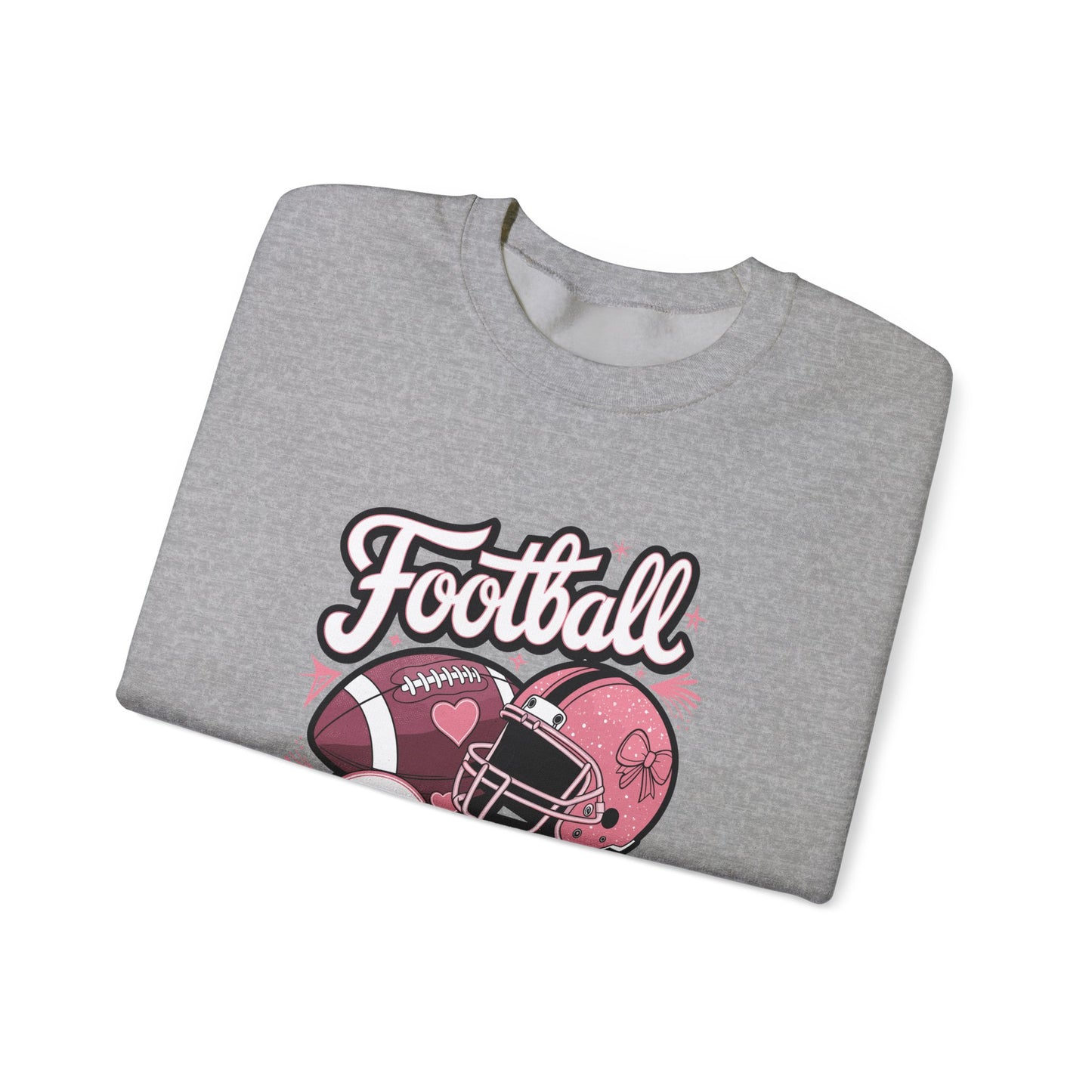 Football Girl Crewneck Sweatshirt - Perfect for Game Days