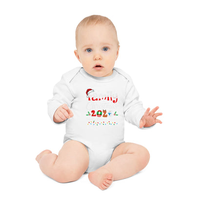 Festive Family Baby Long-Sleeve Bodysuit